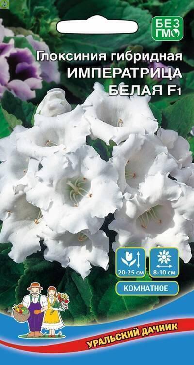 Купить оптом в Ботанике семена Глоксиния Императрица белая F1 УД бренд Уральский дачник