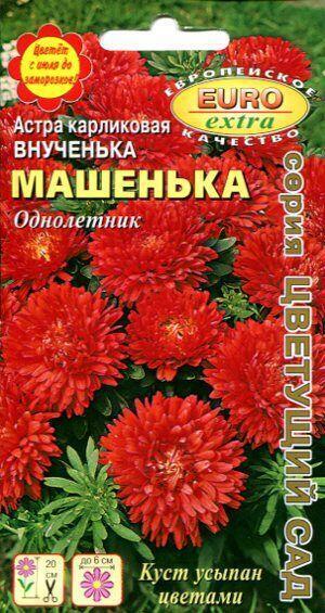 Купить оптом в Ботанике семена Астра Внученька Машенька карликовая Аэл бренд Аэлита
