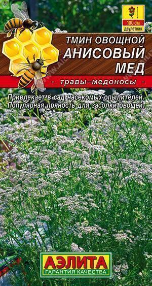 Купить оптом в Ботанике семена Тмин Анисовый мед Аэл бренд Аэлита