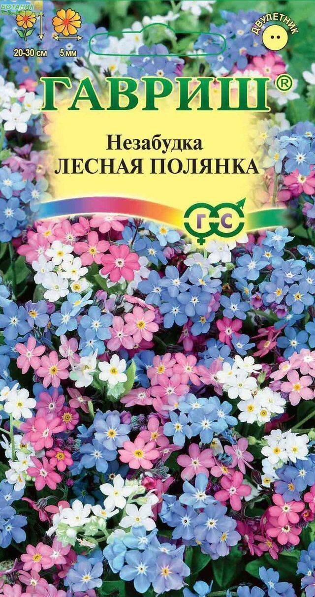 Купить оптом в Ботанике семена Незабудка Лесная полянка Гав бренд Гавриш