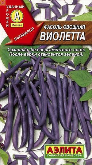 Купить оптом в Ботанике семена Фасоль Виолетта Аэл бренд Аэлита