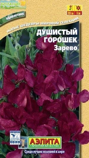 Купить оптом в Ботанике семена Душистый горошек Зарево Аэл бренд Аэлита