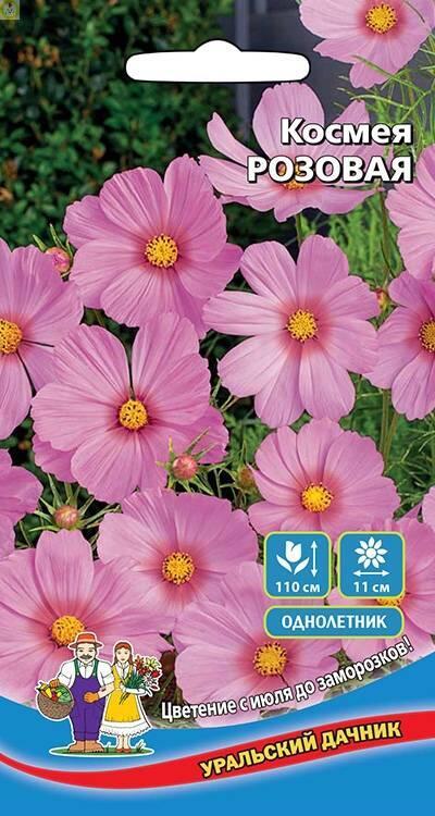 Купить оптом в Ботанике семена Космея Розовая УД бренд Уральский дачник