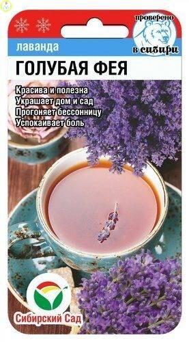 Купить оптом в Ботанике семена Лаванда Голубая фея СС бренд Сиб.сад