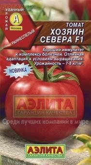Купить оптом в Ботанике семена Томат Хозяин севера F1 Аэл бренд Аэлита