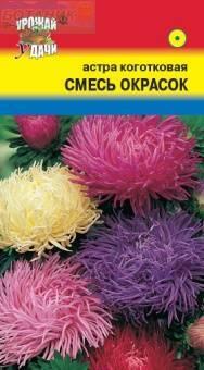 Купить оптом в Ботанике семена Астра Коготковая смесь УУ бренд Урожай Удачи