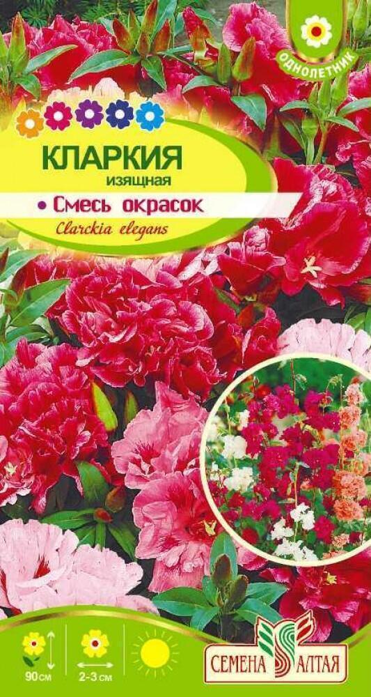 Купить оптом в Ботанике семена Кларкия изящная Смесь окрасок СА бренд Семена Алтая