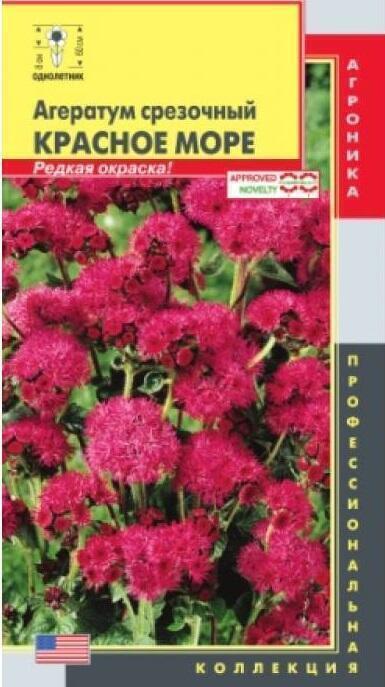 Купить оптом в Ботанике семена Агератум Красное море Плз бренд Плазмас