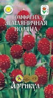 Купить оптом в Ботанике семена Гомфрена Земляничная поляна Арт бренд Артикул