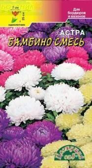Купить оптом в Ботанике семена Астра Бамбино смесь ЦС бренд Цветущий Сад