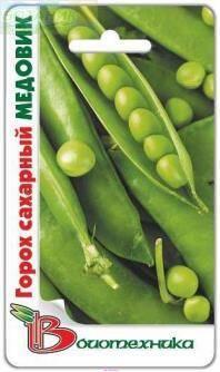 Купить оптом в Ботанике семена Горох сахарный Медовик Био бренд Биотехника