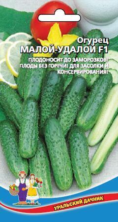 Купить оптом в Ботанике семена Огурец Малой удалой F1 УД бренд Уральский дачник