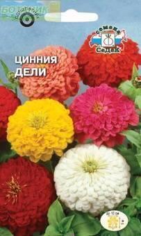 Купить оптом в Ботанике семена Цинния Дели смесь Сед бренд СеДеК
