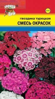 Купить оптом в Ботанике семена Гвоздика турецкая Смесь УУ бренд Урожай Удачи