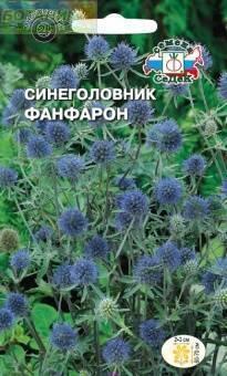 Купить оптом в Ботанике семена Синеголовник Фанфарон синий Сед бренд СеДеК