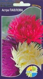 Купить оптом в Ботанике семена Астра Павлова смесь Акв бренд Акварель