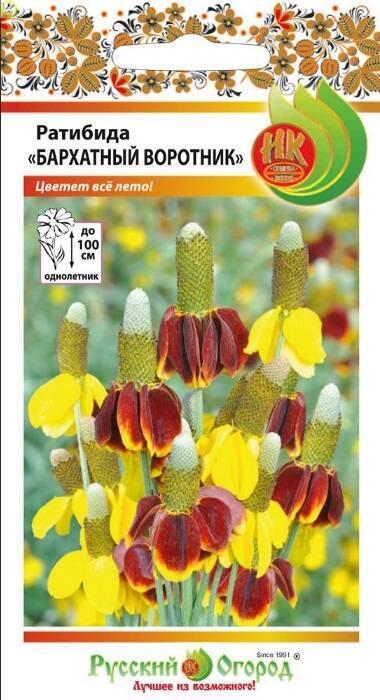 Купить оптом в Ботанике семена Ратибида Бархатный воротник НК бренд НК