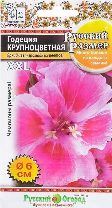 Купить оптом в Ботанике семена Годеция Русский размер крупноцветная НК бренд НК