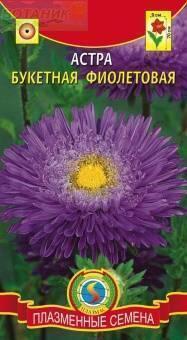 Купить оптом в Ботанике семена Астра Букетная фиолетовая Плз бренд Плазмас