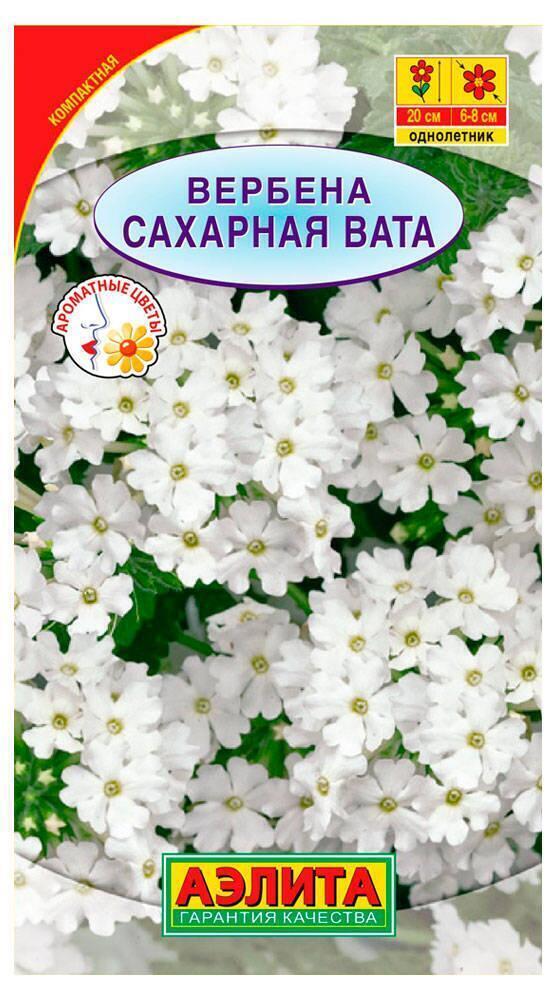 Купить оптом в Ботанике семена Вербена Сахарная вата Аэл бренд Аэлита