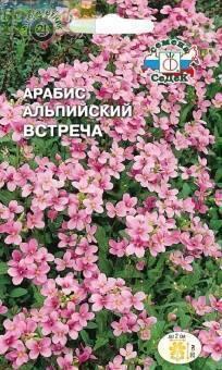 Купить оптом в Ботанике семена Арабис Встреча розовый Сед бренд СеДеК