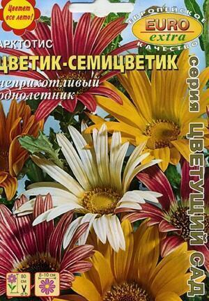 Купить оптом в Ботанике семена Арктотис Цветик семицветик Аэл бренд Аэлита