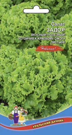 Купить оптом в Ботанике семена Салат Задор УД бренд Уральский дачник