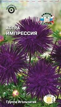 Купить оптом в Ботанике семена Астра Импрессия игольчатая Сед бренд СеДеК