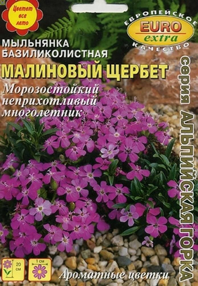 Купить оптом в Ботанике семена Мыльнянка Малиновый щербет Аэл бренд Аэлита