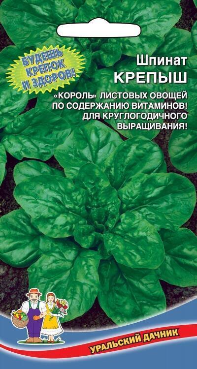 Купить оптом в Ботанике семена Шпинат Крепыш УД бренд Уральский дачник