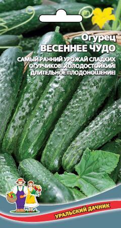 Купить оптом в Ботанике семена Огурец Весеннее чудо F1 УД бренд Уральский дачник