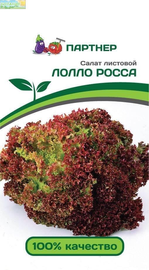 Купить оптом в Ботанике семена Салат Лолло Росса Пар бренд Партнер
