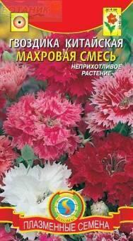 Купить оптом в Ботанике семена Гвоздика китайская Махровая смесь Плз бренд Плазмас