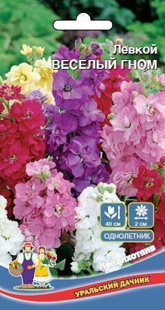 Купить оптом в Ботанике семена Левкой Веселый гном УД бренд Уральский дачник