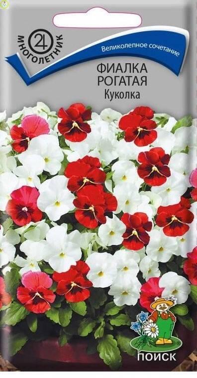 Купить оптом в Ботанике семена Фиалка Куколка рогатая Поиск бренд Поиск