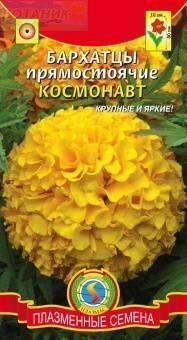 Купить оптом в Ботанике семена Бархатцы Космонавт Плз бренд Плазмас