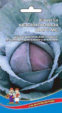 Купить оптом в Ботанике семена Капуста краснокочанная Марс УД бренд Уральский дачник