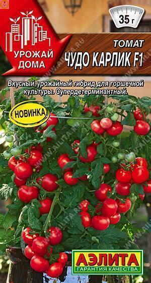 Купить оптом в Ботанике семена Томат Чудо карлик F1 Аэл бренд Аэлита