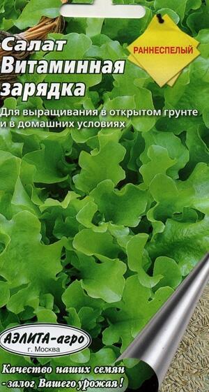 Купить оптом в Ботанике семена Салат Витаминная зарядка Аэл бренд Аэлита