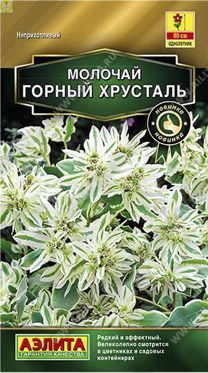 Купить оптом в Ботанике семена Молочай Горный хрусталь Аэл бренд Аэлита
