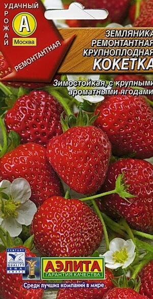 Купить оптом в Ботанике семена Земляника Кокетка Аэл бренд Аэлита