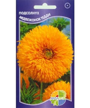 Купить оптом в Ботанике семена Подсолнух декоративный Медвежонок Тедди Акв бренд Акварель