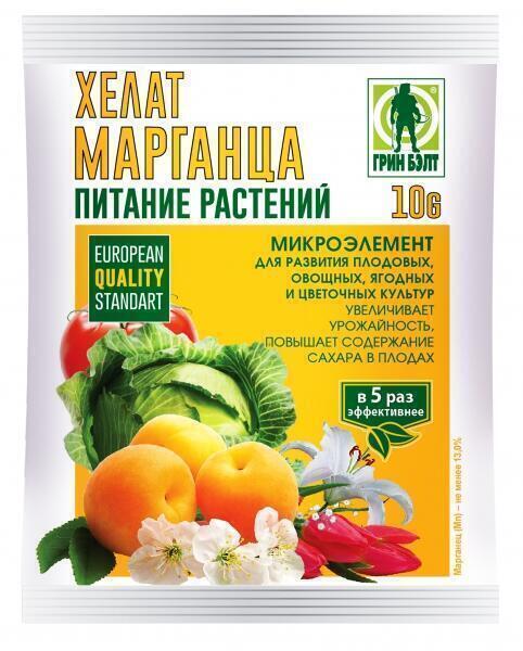 Купить оптом в Ботанике Хелат марганца 10 г (100)