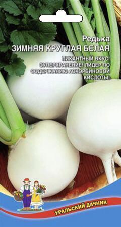 Купить оптом в Ботанике семена Редька Зимняя круглая белая УД бренд Уральский дачник