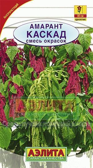 Купить оптом в Ботанике семена Амарант Каскад смесь Аэл бренд Аэлита