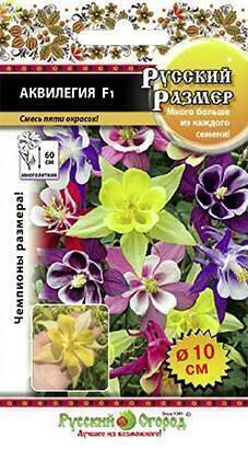 Купить оптом в Ботанике семена Аквилегия Русский размер смесь F1 НК бренд НК