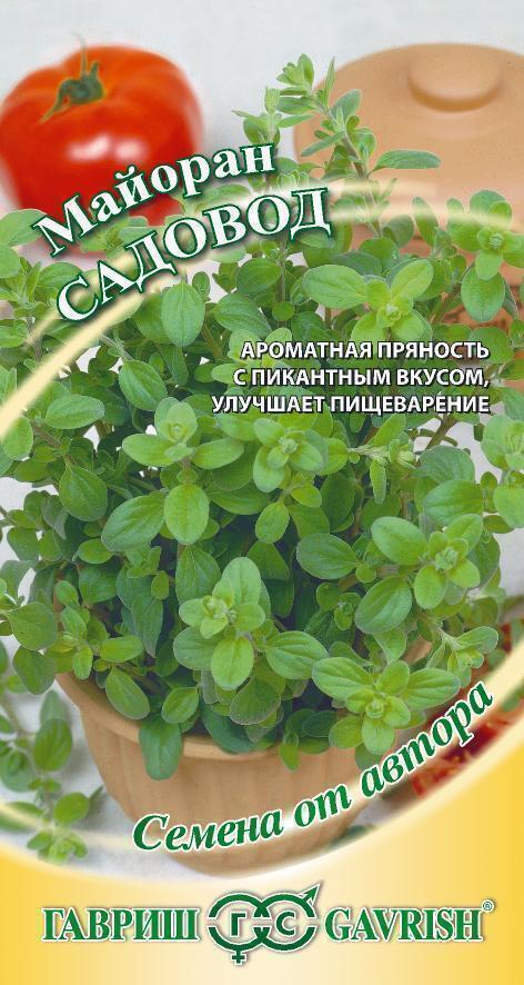 Купить оптом в Ботанике семена Майоран Садовод Гав бренд Гавриш