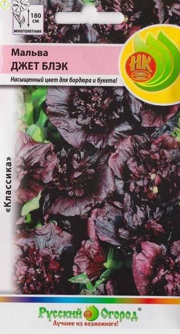 Купить оптом в Ботанике семена Мальва Джет Блэк НК бренд НК