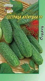 Купить оптом в Ботанике семена Огурец Сестрица Аленушка F1 УУ бренд Урожай Удачи