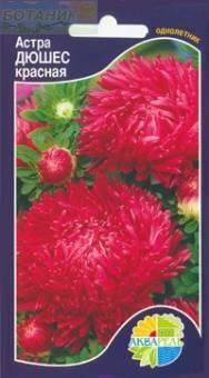 Купить оптом в Ботанике семена Астра Дюшес Скарлет Акв бренд Акварель